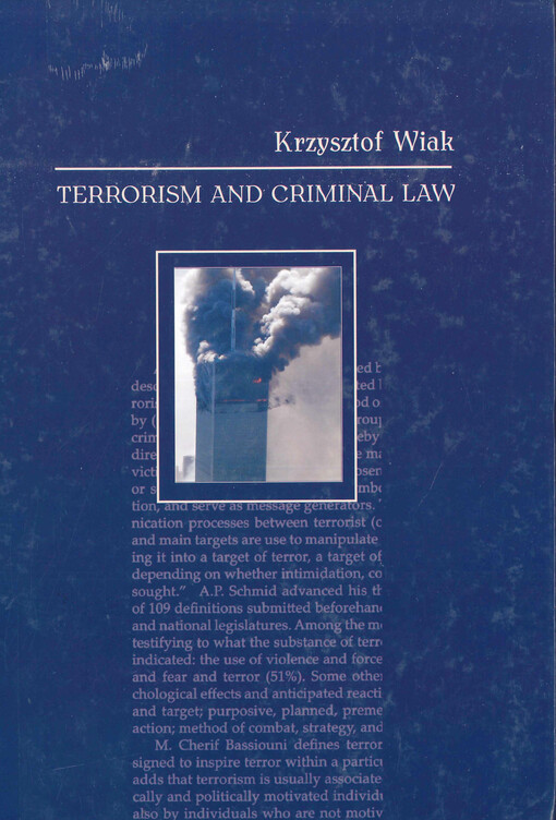 Terrorism and criminal law