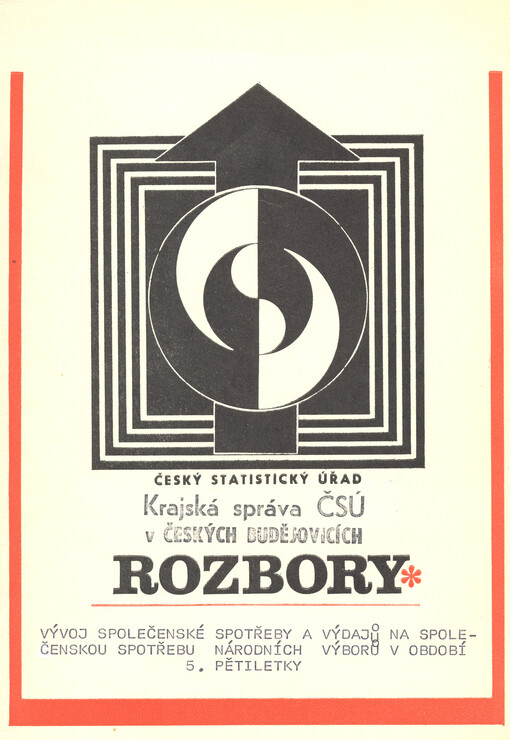 Vývoj společenské spotřeby a výdajů na společenskou spotřebu národních výborů v období 5. pětiletky