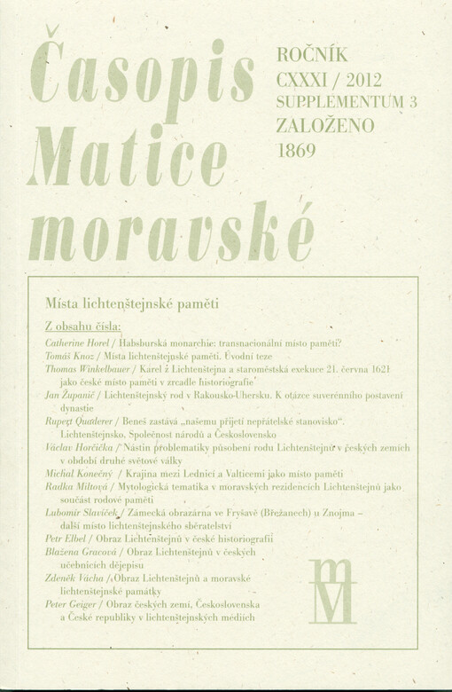 Místa lichtenštejnské paměti