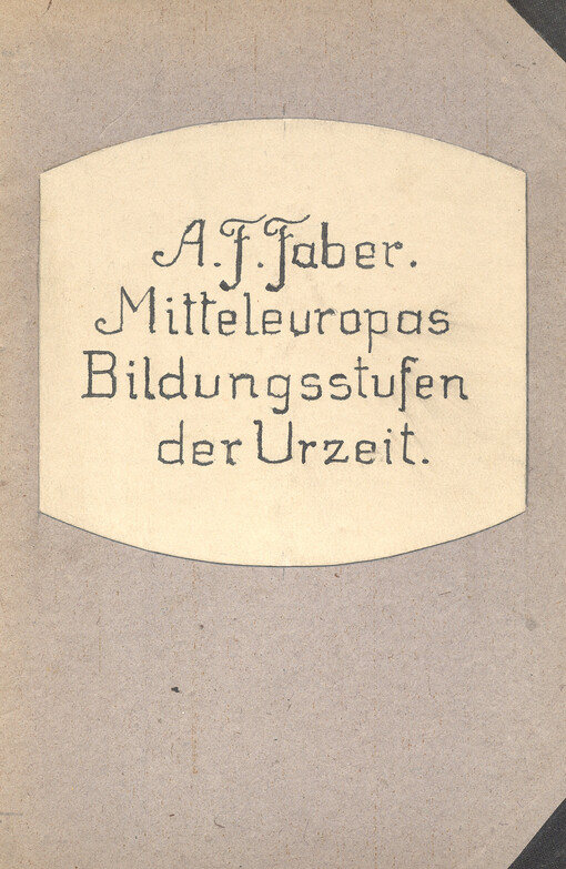 Mitteleuropas Bildungsstufen der Urzeit