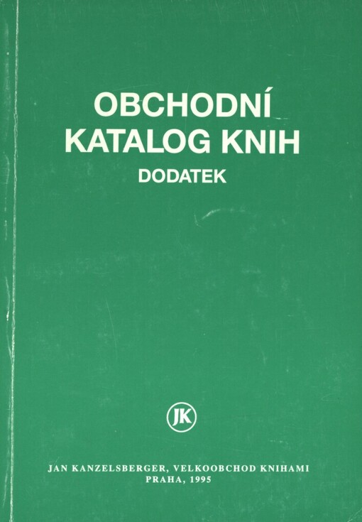 Obchodní katalog knih: dodatek