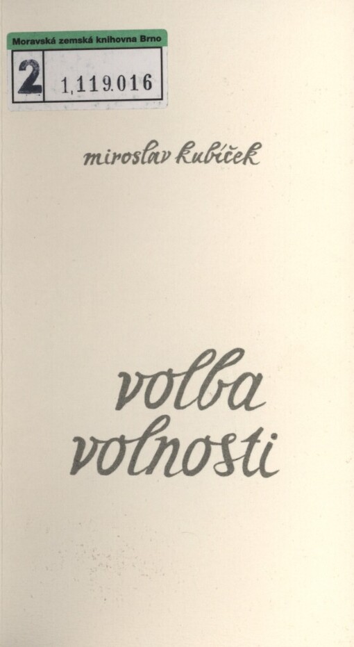 Volba volnosti