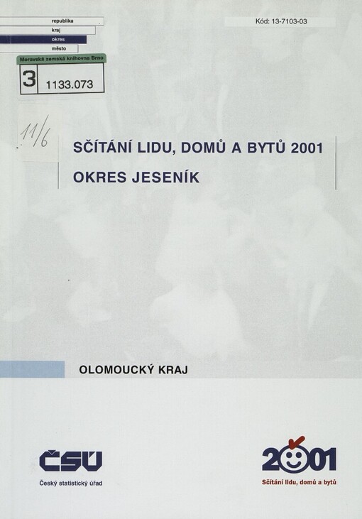Sčítání lidu, domů a bytů 2001