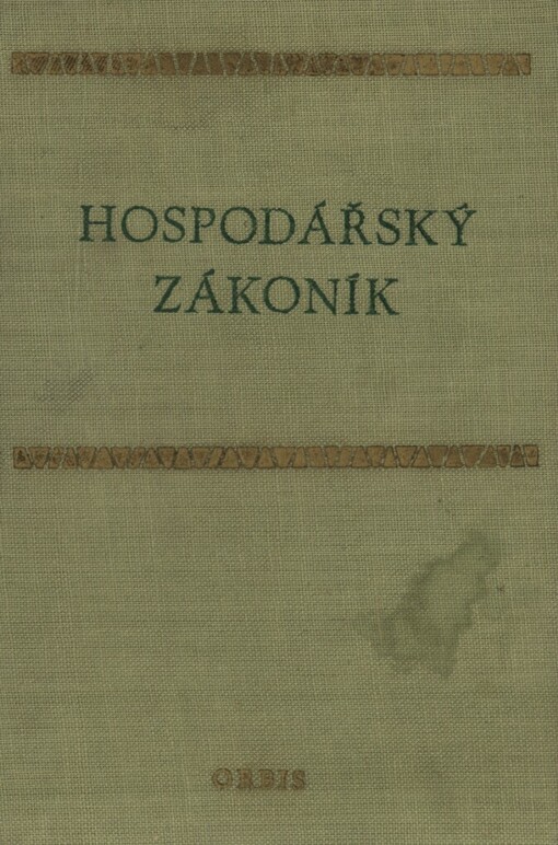 Hospodářský zákoník ze dne 17. června 1964, č. 109 Sb.