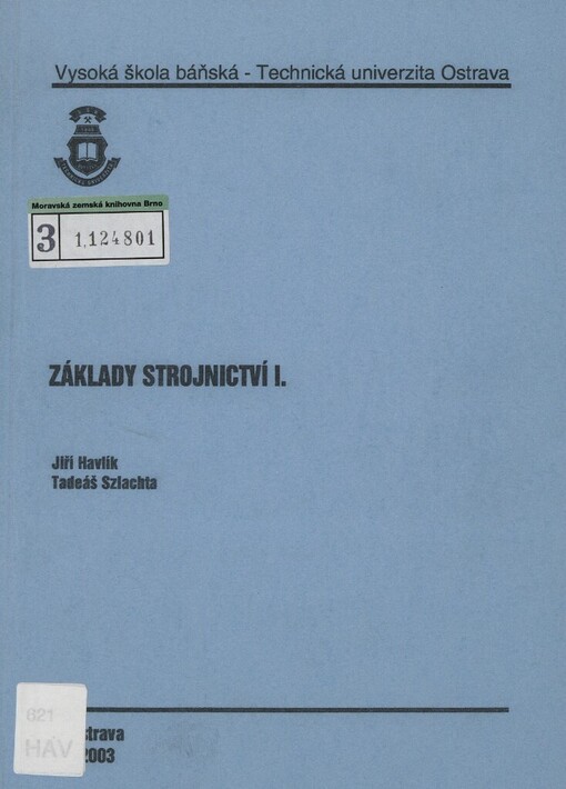 Základy strojnictví I