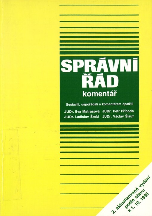 Správní řád: Komentář