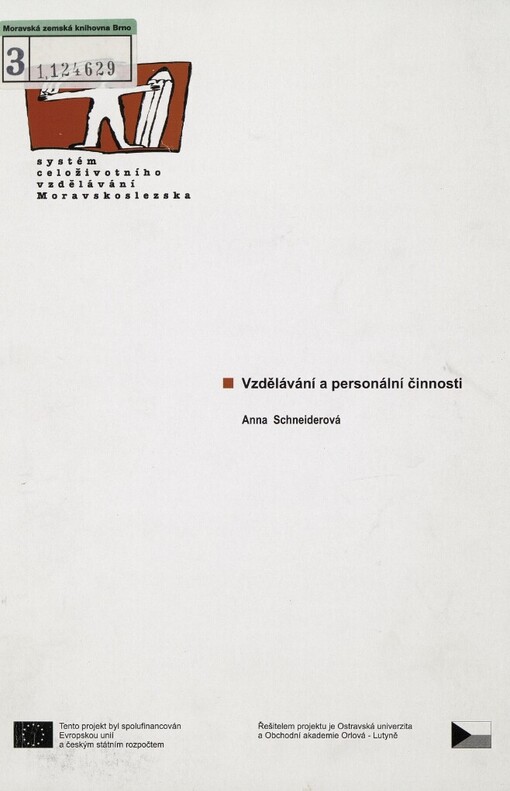 Vzdělávání a personální činnosti: [studijní materiály pro distanční kurz Vzdělávání a personální činnosti]