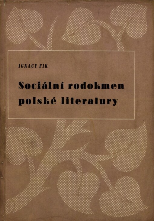 Sociální rodokmen polské literatury