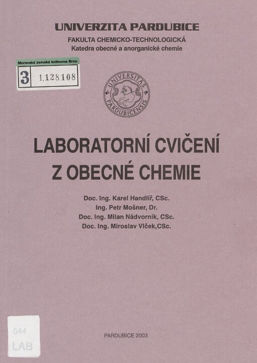 Laboratorní cvičení z obecné chemie