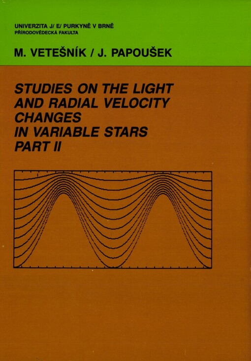 Studies on the light and radial velocity changes in variable stars