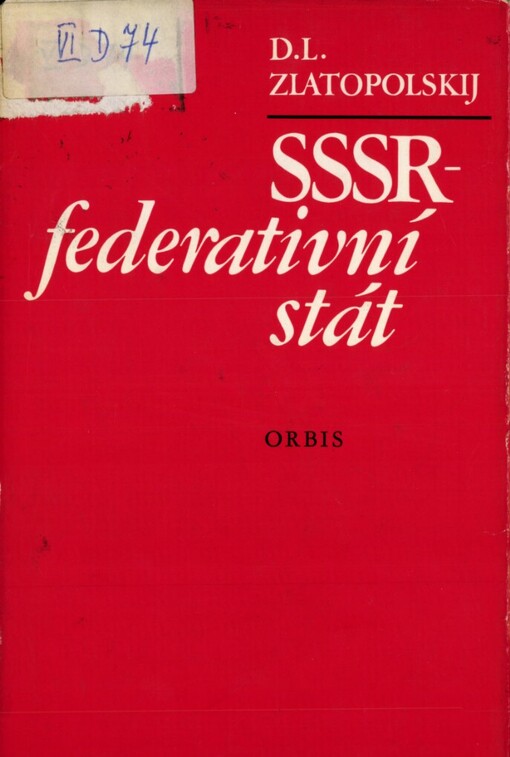 SSSR - federativní stát