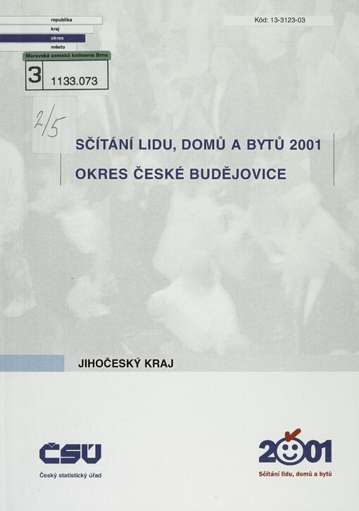 Sčítání lidu, domů a bytů 2001