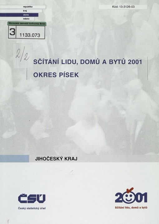 Sčítání lidu, domů a bytů 2001
