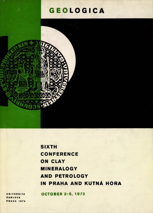 Sixth conference on clay mineralogy and petrology in Praha and Kutná Hora, october 2-5, 1973 :[sborník referátů]
