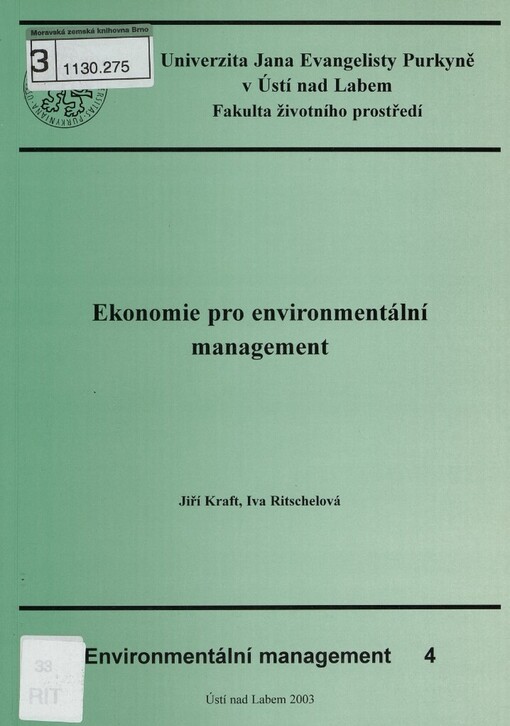 Ekonomie pro environmentální management