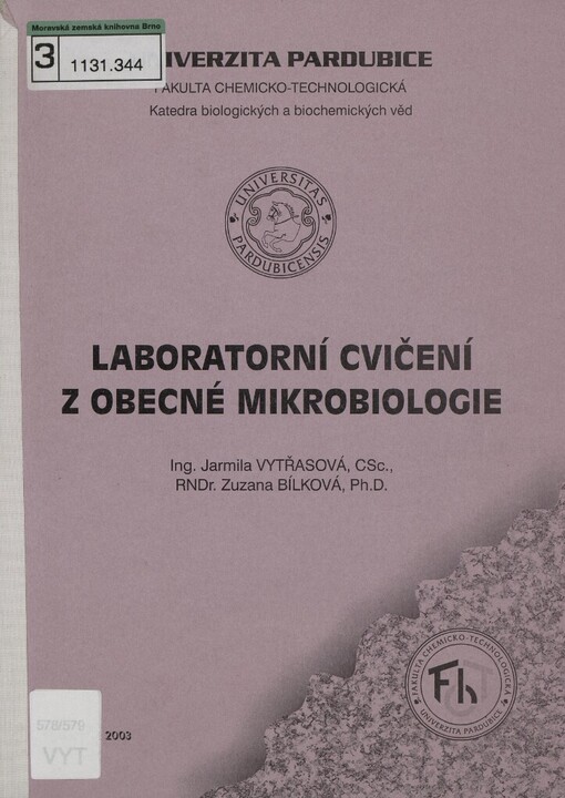Laboratorní cvičení z obecné mikrobiologie