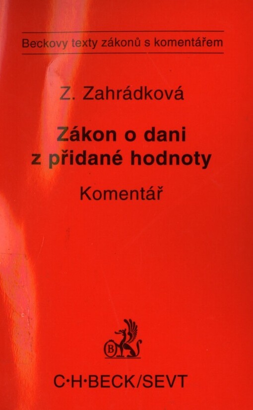 Zákon o dani z přidané hodnoty: komentář