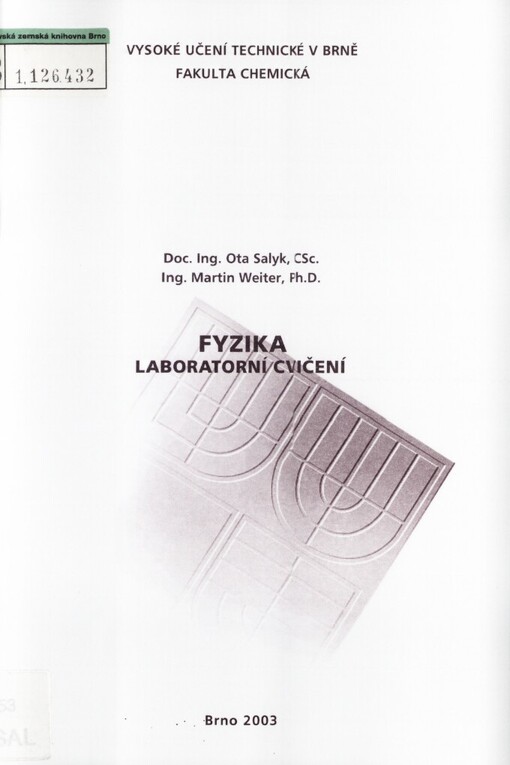 Fyzika: laboratorní cvičení