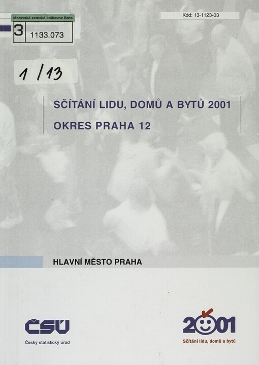 Sčítání lidu, domů a bytů 2001