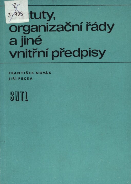 Statuty, organizační řády a jiné vnitřní předpisy