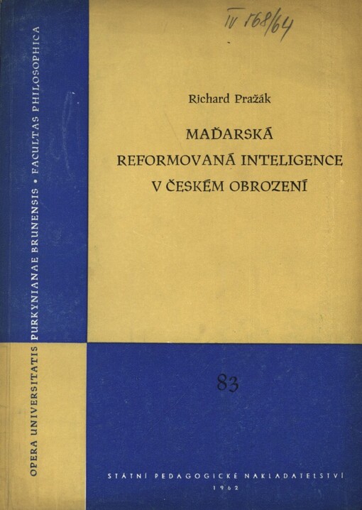 Maďarská reformovaná inteligence v českém obrození