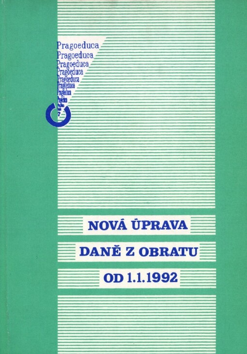 Nová úprava daně z obratu: od 1. 1. 1992