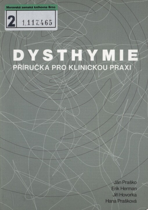 Dysthymie: příručka pro klinickou praxi