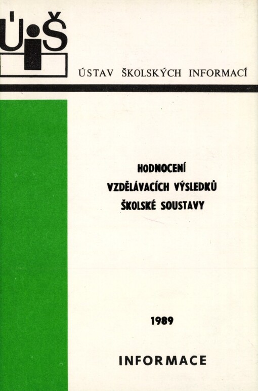 Hodnocení vzdělávacích výsledků školské soustavy