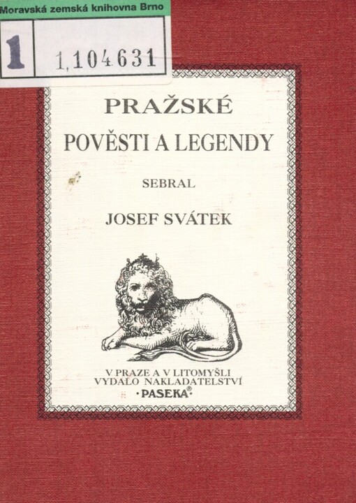 Pražské pověsti a legendy, Vyd. 4.