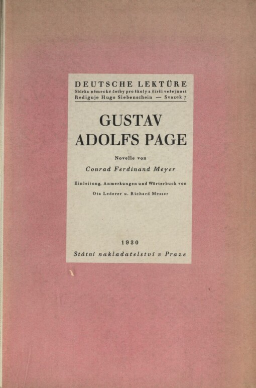 Gustav Adolfs Page: novelle