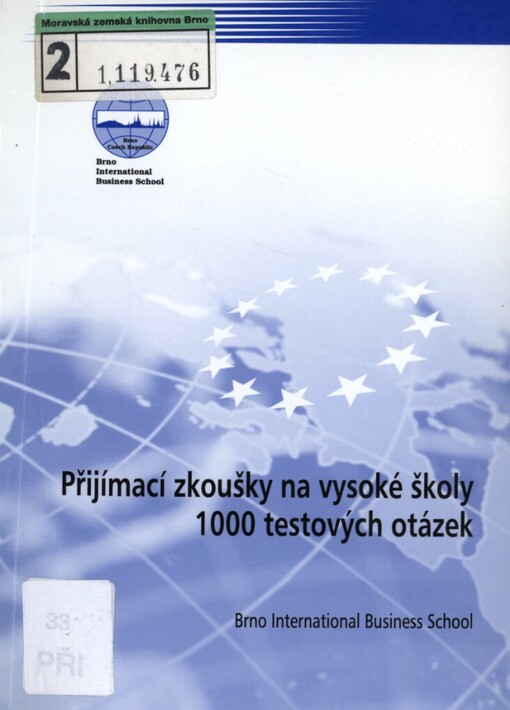 Přijímací zkoušky na vysoké školy: 1000 testových otázek