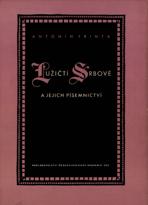 Lužičtí srbové a jejich písemnictví