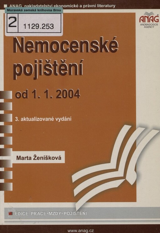Nemocenské pojištění od 1.1.2004