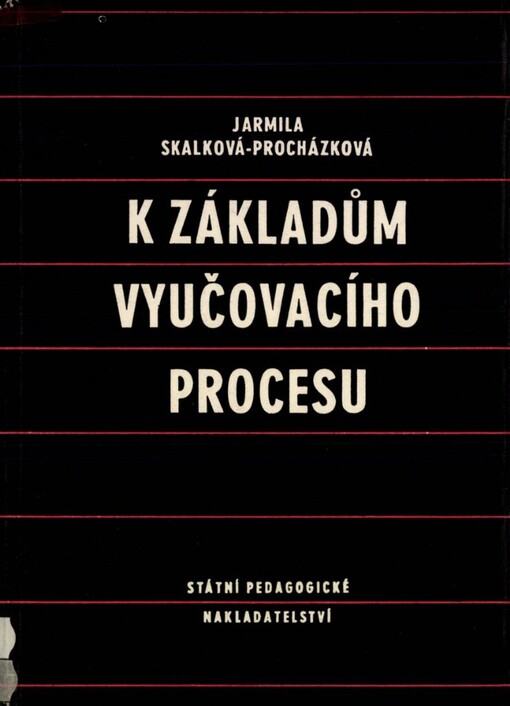 K základům vyučovacího procesu