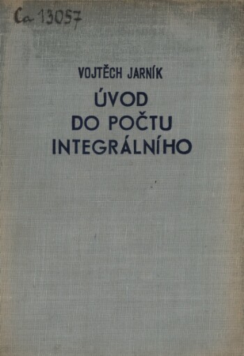 Úvod do počtu integrálního