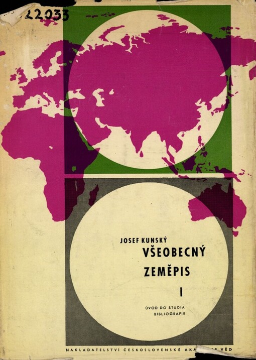 Všeobecný zeměpis. 1. [sv.], Úvod do studia. Bibliografie