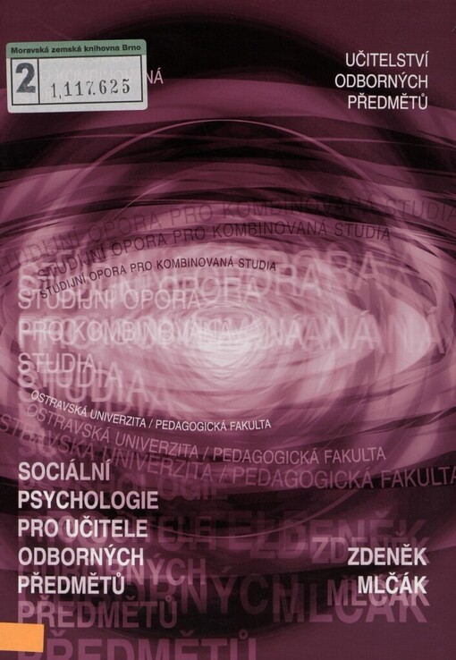 Sociální psychologie pro učitele odborných předmětů