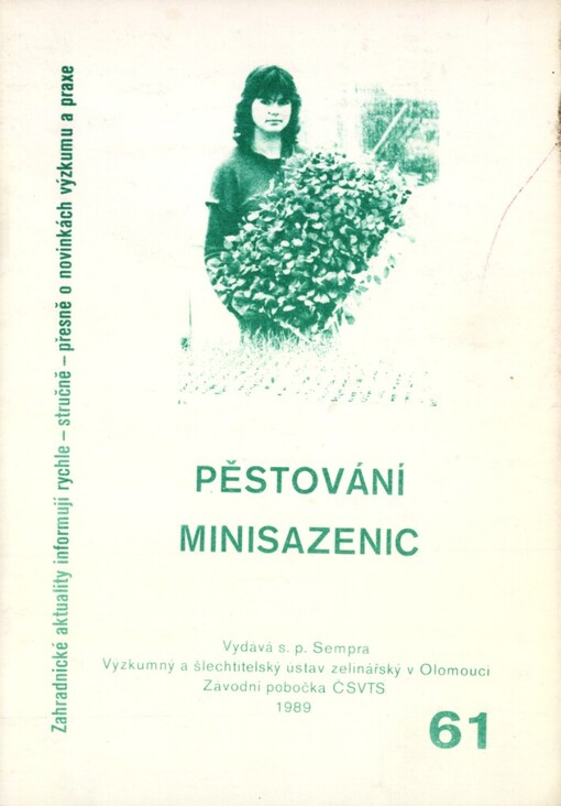 Pěstování minisazenic