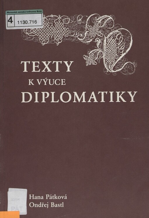 Texty k výuce diplomatiky