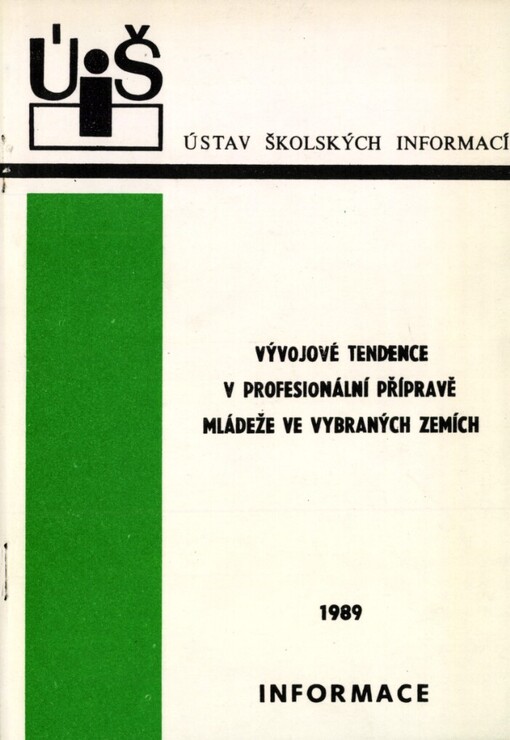 Vývojové tendence v profesionální přípravě mládeže ve vybraných zemích