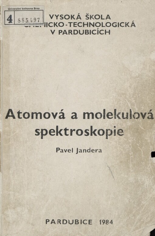 Atomová a molekulová spektroskopie