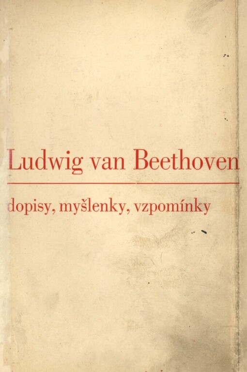 Dopisy, myšlenky, vzpomínky