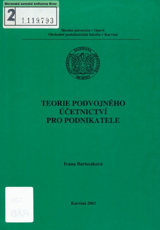 Teorie podvojného účetnictví pro podnikatele