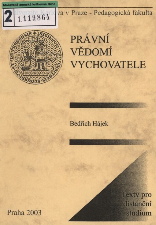 Právní vědomí vychovatele