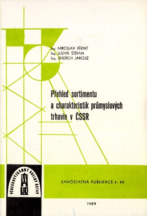 Přehled sortimentu a charakteristik průmyslových trhavin v ČSSR