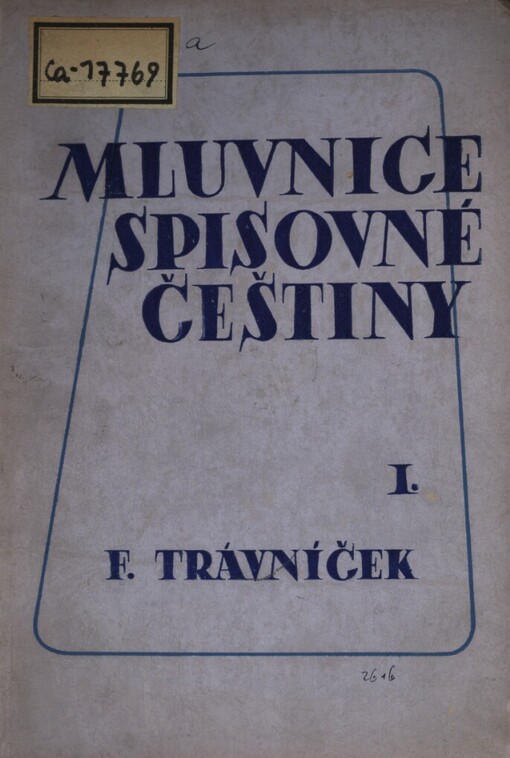 Mluvnice spisovné češtiny