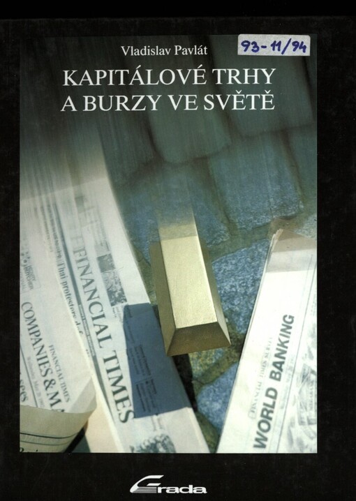 Kapitálové trhy a burzy ve světě