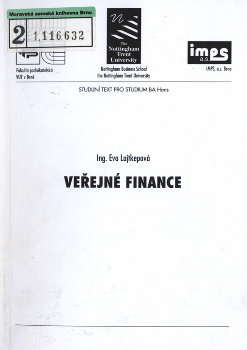 Veřejné finance