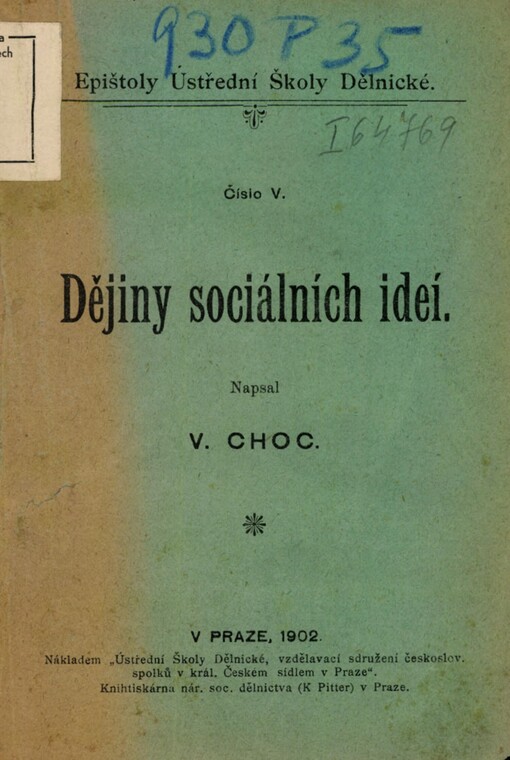 Dějiny sociálních ideí