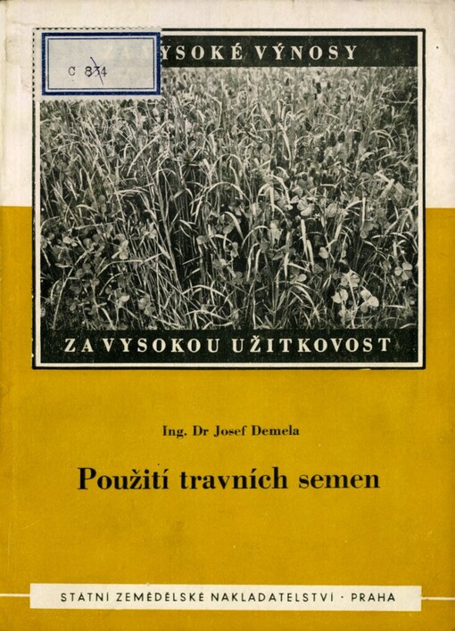 Použití travních semen